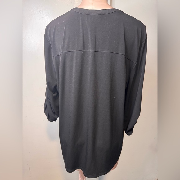 Ellen Tracy Black Blouse - Picture 3 of 5